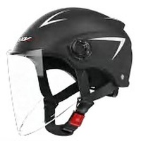 Casque de moto Huanding Jet à double visière, boucle à dégagement rapide, léger, certifié 3C national chinois, pour la conduite estivale