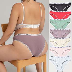 กางเกงในสตรีเอวกลางสำหรับผู้หญิงไซส์ใหญ่ ลายพิมพ์<span class=keywords><strong>น่า</strong></span><span class=keywords><strong>รัก</strong></span> - Product Image 1