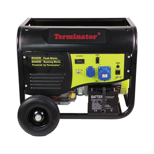 Offre Spéciale 110v 220v AVR monocylindre 17hp 7kw 8kw générateur d'essence avec roues fréquence 50Hz - Product Image 1