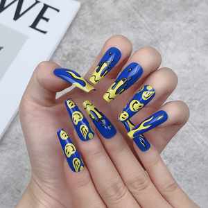 <span class=keywords><strong>Uñas</strong></span> Postizas Acrílicas Hechas a Mano para Navidad, Suministro de Fábrica, <span class=keywords><strong>Uñas</strong></span> Rectas, Puntas Acrílicas Cuadradas, Logotipo Personalizado - Product Image 4