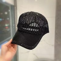 Casquettes de baseball formelles en coton à logo brodé en 3D personnalisé à deux tons à 6 panneaux non structurées