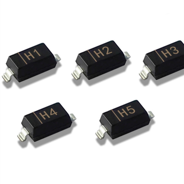 MMSZ5241B MMSZ5242B MMSZ5243B MMSZ5244B MMSZ5245B Screen-printed H12345 Voltage Stabilizing Diode SOD123