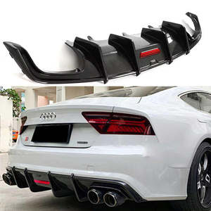 Difusor Trasero Ligero de Fibra de Carbono <span class=keywords><strong>A7</strong></span> S7 para <span class=keywords><strong>Audi</strong></span> <span class=keywords><strong>A7</strong></span> S7 2016-2018 - Product Image 2