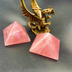 Pirámide de Cuarzo <span class=keywords><strong>Rosa</strong></span> Natural Pulido al por Mayor, Cristal de Cuarzo <span class=keywords><strong>Rosa</strong></span> para Decoración del Hogar - Product Image 2