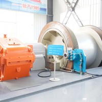 Treuil de levage minier JK, capacité 6T, vitesse 7m/s, hauteur de levage 1176M, moteur AC 180KW 380V, protection IP55/IP65 (norme IEC), 200cm