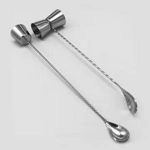 ช้อนบาร์สแตนเลสเกรดอาหาร 100% แบบกำหนดเอง ดีไซน์ใหม่ ช้อนผสมโลหะ สำหรับกัมพูชา โอเวอร์เรม พาดดี้ พอล จอห์น - Product Image 5