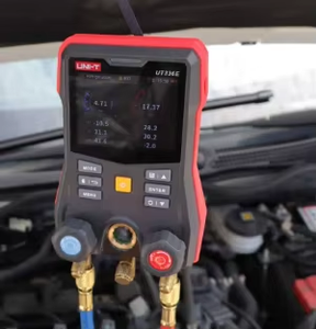 ชุดเกจวัดความดันดิจิตอล UNI-T UT336E พร้อมแคลมป์วัดอุณหภูมิไร้สาย 2 ตัว หน้าจอสี HD ขนาด 3.5 นิ้ว รองรับสารทำความเย็น 162+ ชนิด รับประกัน 1 ปี - Product Image 3