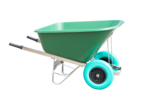 Carretilla Agrícola de 200L con Ruedas Dobles para Jardín y Equitación - Product Image 4