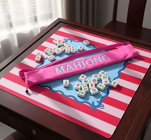 <b>Multi</b> Portable <b>Game</b> Mat Storage Bag With Shoulder Strap Large Capacity Polyester Protective Carry Bag for Mahjong <b>Table</b> Pad - Product Image 2