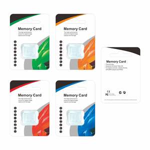 Wholesale <b>memory</b> card packaging <b>box</b> for TF/SD storage cards, featuring blister card paper packaging, transparent mini PP <b>box</b> - Product Image 2