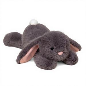 ของเล่นตุ๊กตากระต่ายสำหรับหมอบ, ตุ๊กตากระต่ายน่ารักสำหรับเด็ก, เป็นของขวัญที่ให้ความสบายและเป็นมิตร - Product Image 1