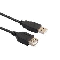 Cable de Extensión USB 2.0 SYONG, USB A Macho a USB A Hembra, AM a AF, Negro (4.92 Pies/1.5M) para PC, Cámara, Unidad Flash