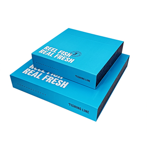 Caja de Embalaje de Cartón Reciclable con Logotipo Personalizado, Cajas de Regalo Magnéticas Plegables para Mariscos, Cajas de Papel - Product Image 2