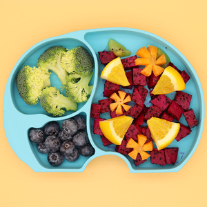 Assiettes pour bébé en Silicone de qualité alimentaire, sans éléphant, sans BPA, bols pour enfants, gobelets, bavoirs, ensembles de fournitures d'alimentation pour bébé - Product Image 2