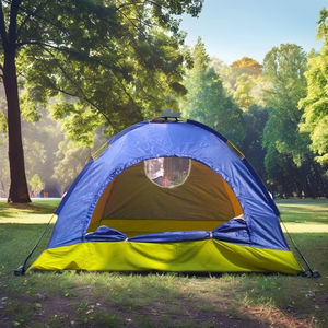 Rüzgar vadisi 2-3 adam Dome tek katmanlı Fiber cam kolay kurulum kamp çadırı - Product Image 2
