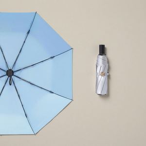 Paraguas Plegable Manual Comercial de Gran Tamaño, Diseño Clásico con Impresión de Logotipo de Calidad, para Viajes y Lluvia, Venta Caliente 2025 - Product Image 3