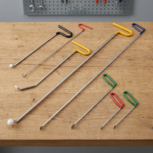 Made in Taiwan 8-Piece 420-Stainless Steel for <b>Dent</b> Repair Tools with Carrying Bag 6-Month Warranty for Porsche <b>Cars</b> - Product Image 3