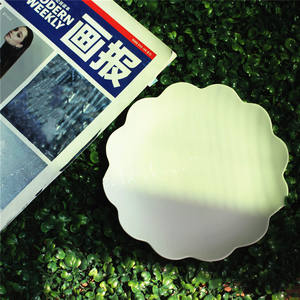 Assiette à soupe en forme de fleur créative personnalisée de 8 pouces, plats à salade de fruits, assiette à collation pour <span class=keywords><strong>Restaurant</strong></span> à domicile - Product Image 4