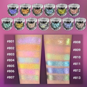 พาเลทไฮไลท์วีแกนแบบขายส่ง เม็ดสีแน่น ติดทนนาน แป้งไฮไลท์หน้า แบรนด์ส่วนตัว ชิมเมอร์ ไฮไลท์เตอร์แบบกำหนดเองได้ - Product Image 2