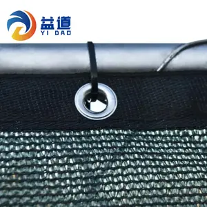 Tấm Chắn Nắng 70% 10 'X 20' Với Grommets Tấm Vải Lưới Che Nắng Gắn Gia Cố Màu Đen UV Và Tấm Bạt Che Nắng Cho Vườn - Product Image 1