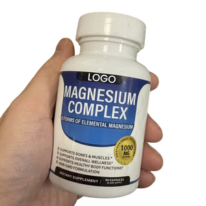 90 Cápsulas Vegetarianas de Complejo de Magnesio, Complemento Alimentario, Suplementos Dietéticos, Complejo de Magnesio 12 en 1 - Product Image 6