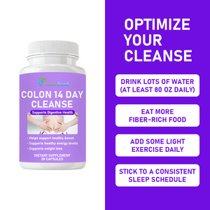 Cápsulas de Limpieza de Colon de Alta Calidad para 14 Días con Carbohidratos Totales que Ayudan a Promover un Movimiento Intestinal Saludable y la Salud Digestiva - Product Image 2