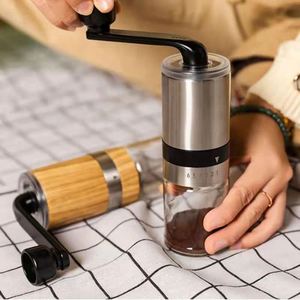 Molinillo de Café Cerámico Portátil y Económico para Negocios, Inalámbrico, Manual, de Acero Inoxidable, con Muelas de Cerámica, Capacidad de 15g - Product Image 3