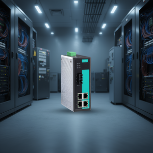 Moxa EDS-305-M-SC Switch Industrial Ethernet de 4 Puertos para Riel DIN, Sin Gestión - Product Image 3