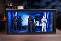 Vitrine d'exposition en acrylique RGB LED anti-poussière haute transparence pour figurines de collection et jouets – Offre Spéciale