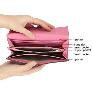 AndoBag Long Wallets for Women Genuine Cow Leather Large Capacity Card <b>Holder</b> Fashion Coin <b>Purse</b> <b>Phone</b> Wallet 1565 - Product Image 5