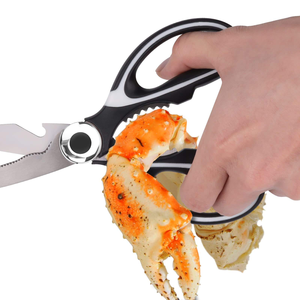 Nhiệm Vụ Nặng Nề Lưỡi Thép Không Gỉ Nhà Bếp Kéo Tất Cả Các Mục Đích Thịt Gà Thực Phẩm Thảo Mộc Cắt Kéo Với Vỏ Bọc - Product Image 6