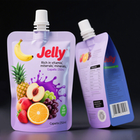 Pochette à jus Doypack personnalisable de 100ml 200ml 300ml 500ml Pochette de nourriture pour bébé Pochette à bec verseur debout pour purée