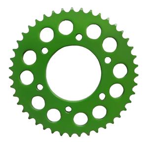 Pignon de chaîne de <span class=keywords><strong>moto</strong></span> en alliage d'aluminium CNC OEM <span class=keywords><strong>Kit</strong></span> de chaîne à rouleaux de <span class=keywords><strong>moto</strong></span> personnalisé et durable avec pignon Pièces de vélo - Product Image 3