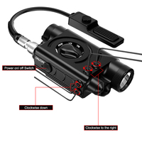 Lunette de visée laser IR rouge à double faisceau en aluminium de haute qualité, illuminateur LED, étanche, antichoc, anti-buée, grossissement 10x, 1200