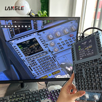 Accessoires de simulateur de vol A320 MCDU 2e génération, série Airbus, unité de contrôle et d'affichage multifonction