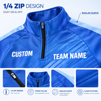 Ensemble d'entraînement de football à col zippé, survêtement de football personnalisé par sublimation, uniforme d'équipe OEM ODM, faible MOQ, vente en gros, pour jeunes et adultes