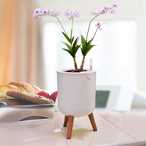 DEEPBANG Garden flower pots planters Small Tree Planter Plastic Flower Pot Customized Logo Modern Style Self Watering pot plant