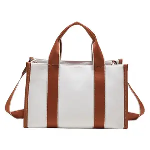 حقيبة حمل نسائية للبيع بالجملة الأكثر مبيعًا-حقائب يد نسائية متعددة الألوان من قماش التسوق للنساء