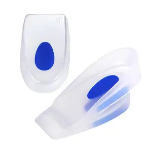 Half Heel Silicone Gel Insoles Soft Foot Cushion And Massager Heel Spurs Pain Relief Foot Care And Protection Cups