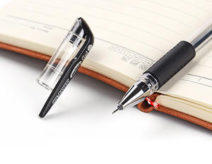 Penne Gel Nere <span class=keywords><strong>a</strong></span> <span class=keywords><strong>Punta</strong></span> <span class=keywords><strong>Fine</strong></span> da 0,5 mm, Penne Roller <span class=keywords><strong>a</strong></span> <span class=keywords><strong>Sfera</strong></span> per Scrittura Fluida, Penne Gel Economiche, Cancelleria per Studenti - Product Image 5