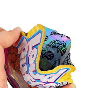 Sacchetti Mylar Personalizzati Esotici Fustellati con Stampa Interna, Forma Oblunga, 3.5 Gta, Impermeabili, Riutilizzabili, <span class=keywords><strong>per</strong></span> <span class=keywords><strong>Alimenti</strong></span> - Product Image 4