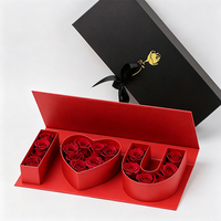 Kotak Hadiah Cinta Romantis Super September, Bunga Liburan Kreatif, Papan Kaku Daur Ulang, Hadiah Cinta, Display Florist, Logo Kustom