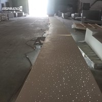 Banc circulaire lumineux en béton translucide pour espace de loisirs de parc, finition de haute qualité, siège rond en béton translucide
