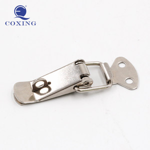 Pinces de verrouillage en métal et fer Serrure de tiroir Ressort à bascule Loquet Boîte à outils Attrape les moraillons Clips Boucle de verrouillage pour étui rigide - Product Image 2