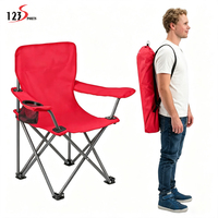 Chaises de camping et de pêche d'extérieur en tissu Oxford antidérapant de qualité supérieure, différentes tailles