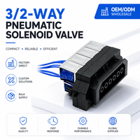 Válvula Solenoide Neumática de Plástico de 4 Estaciones, 2 Posiciones y 3 Vías, Personalizada OEM ODM, para Equipos de Belleza