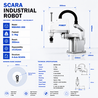 Robot SCARA de 4 Ejes FOBOT MB04SC-300, Alcance de 300 mm, Carga Útil de 4 kg, Precisión de ±0.01 mm, Alta Velocidad para Clasificación y Ensamblaje de Precisión