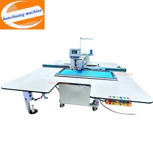 Machine à coudre industrielle programmable à pied transporteur, point de chaînette, une aiguille, moteur à engrenages pour cuir et vêtements - Product Image 2