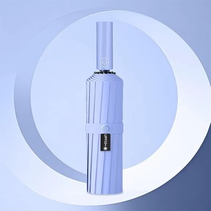 Paraguas Inteligente de 12 Varillas, Plegable en Tres Secciones, Totalmente Automático, Doble Uso (Sol y Lluvia), Protección UV, Regalo Empresarial, Publicidad Personalizada - Product Image 5