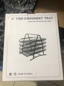 Chất lượng cao 4 lớp lưới bàn tổ chức văn phòng A4 giấy tài liệu tập tin khay - Product Image 4